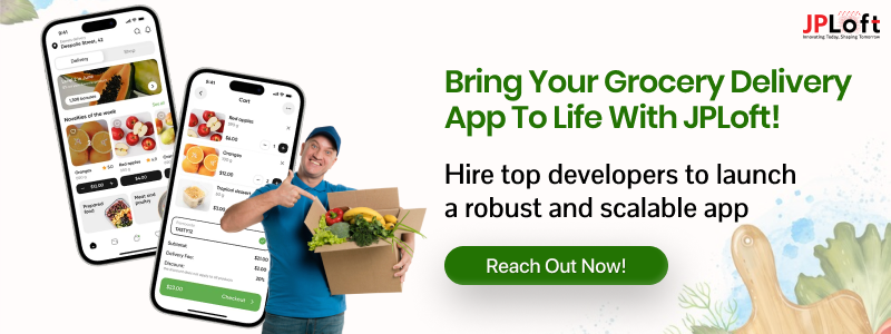 Grocery Delivery App Development CTA